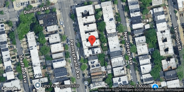 Aerial map of 473 PENNSYLVANIA AVENUE, Brooklyn