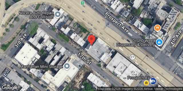 Aerial map of 159 17 STREET, Brooklyn