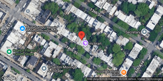 Aerial map of 283A 14 STREET, Brooklyn
