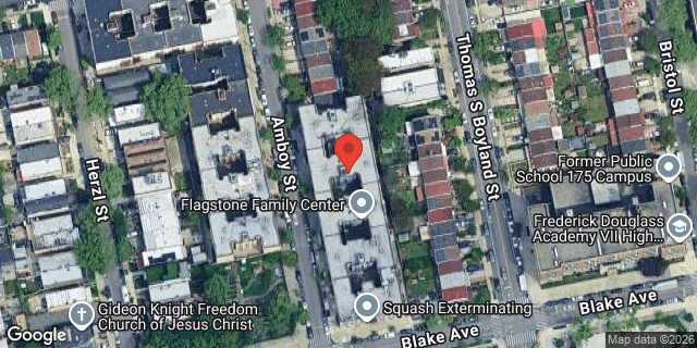Aerial map of 191 AMBOY STREET, Brooklyn