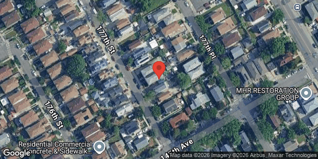 Aerial map of 144-73 177 STREET, Queens