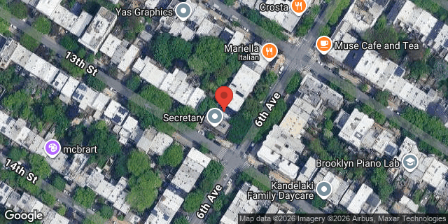 Aerial map of 502A 6 AVENUE, Brooklyn