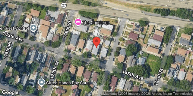 Aerial map of 179-15 145 AVENUE, Queens