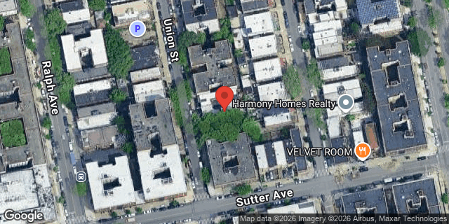 Aerial map of 2061 UNION STREET, Brooklyn