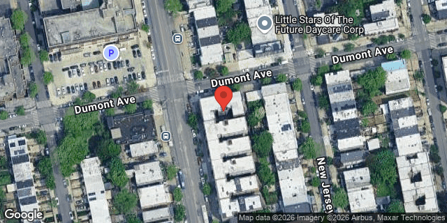Aerial map of 453 PENNSYLVANIA AVENUE, Brooklyn