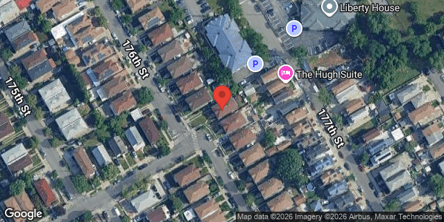 Aerial map of 144-49 176 STREET, Queens