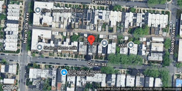 Aerial map of 379 CROWN STREET, Brooklyn
