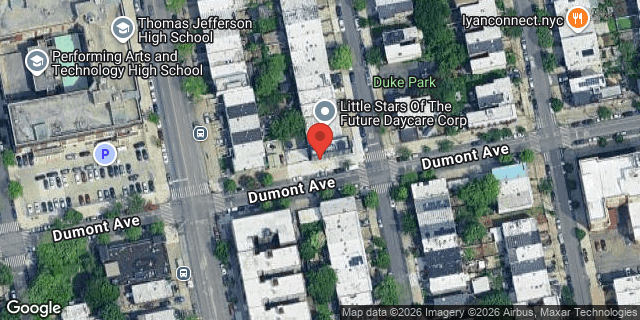 Aerial map of 524 NEW JERSEY AVENUE, Brooklyn