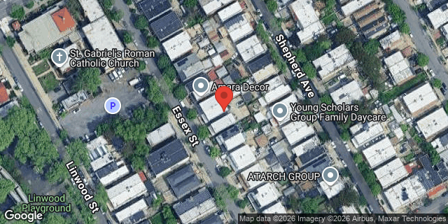 Aerial map of 699 ESSEX STREET, Brooklyn