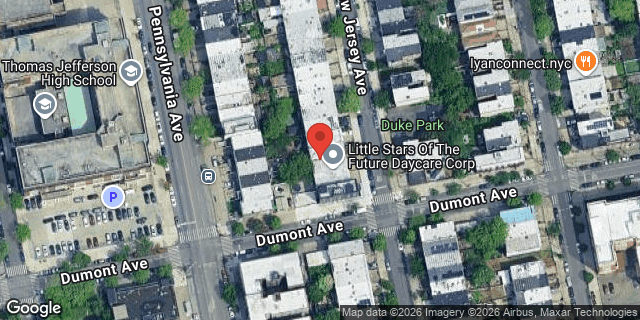 Aerial map of 516 NEW JERSEY AVENUE, Brooklyn