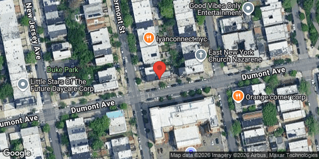 Aerial map of 515 VERMONT STREET, Brooklyn