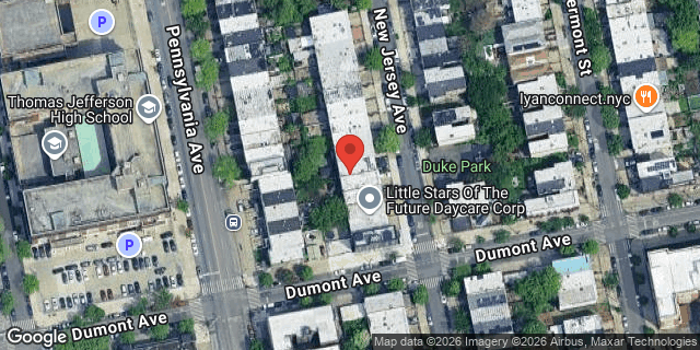 Aerial map of 512 NEW JERSEY AVENUE, Brooklyn