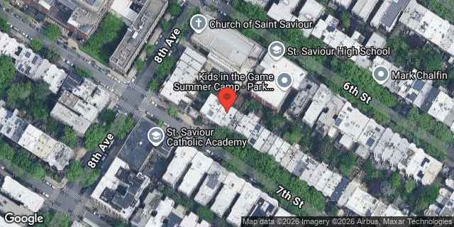 Aerial map of 557 7 STREET, Brooklyn
