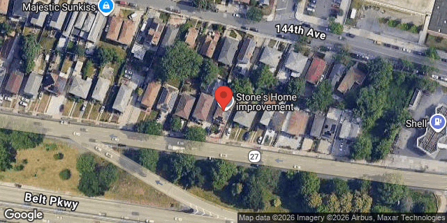 Aerial map of 184-19 NORTH CONDUIT AVENUE, Queens