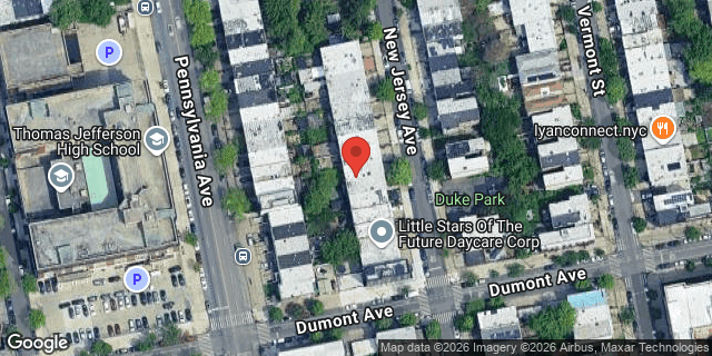 Aerial map of 506 NEW JERSEY AVENUE, Brooklyn