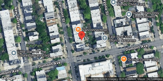 Aerial map of 509 VERMONT STREET, Brooklyn