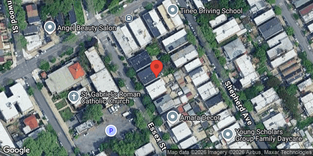 Aerial map of 677 ESSEX STREET, Brooklyn