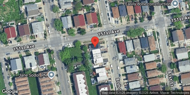 Aerial map of 151-04 80 STREET, Queens