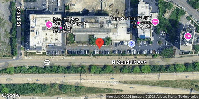Aerial map of 135TH AVENUE, Queens