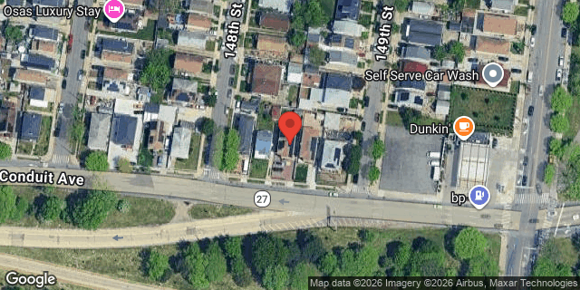 Aerial map of 148-11 NORTH CONDUIT AVENUE, Queens