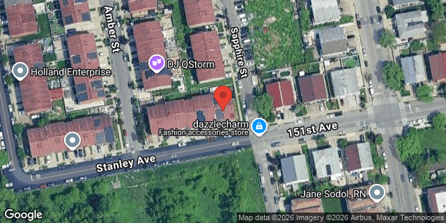 Aerial map of 1427 STANLEY AVENUE, Brooklyn