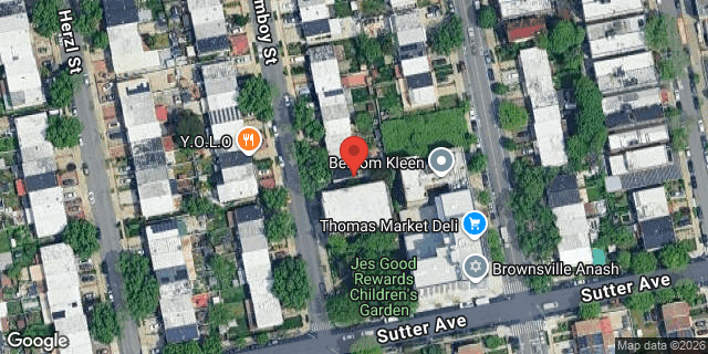 Aerial map of 135 AMBOY STREET, Brooklyn