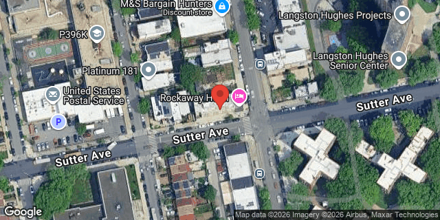 Aerial map of 524 ROCKAWAY AVENUE, Brooklyn