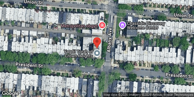 Aerial map of 1475 PRESIDENT STREET, Brooklyn