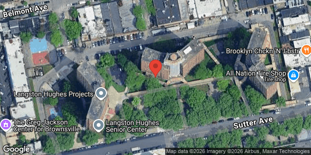 Aerial map of 28 BELMONT AVENUE, Brooklyn