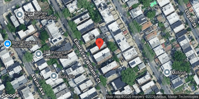 Aerial map of 415 MONTAUK AVENUE, Brooklyn
