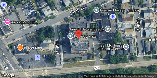Aerial map of 155-15 NORTH CONDUIT AVENUE, Queens