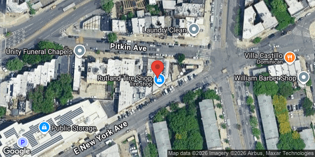 Aerial map of 1430 PITKIN AVENUE, Brooklyn