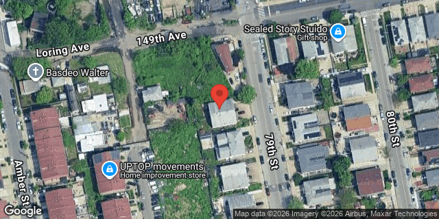 Aerial map of 149-12 79 STREET, Queens