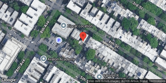 Aerial map of 536 4 STREET, Brooklyn