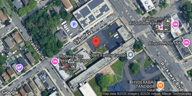 Aerial map of 152-22 136 AVENUE, Queens