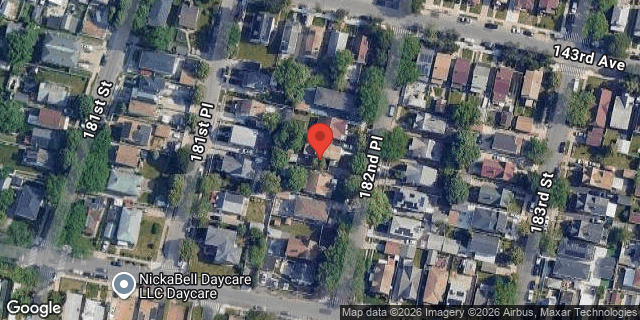 Aerial map of 143-20 182 PLACE, Queens