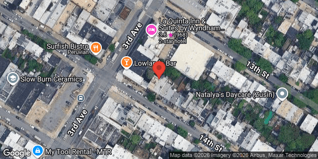 Aerial map of 135 14 STREET, Brooklyn