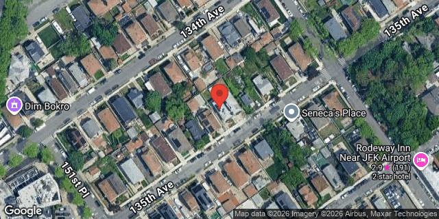 Aerial map of 151-73 135 AVENUE, Queens