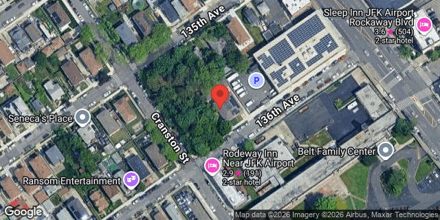 Aerial map of 152-09 136TH AVENUE, Queens