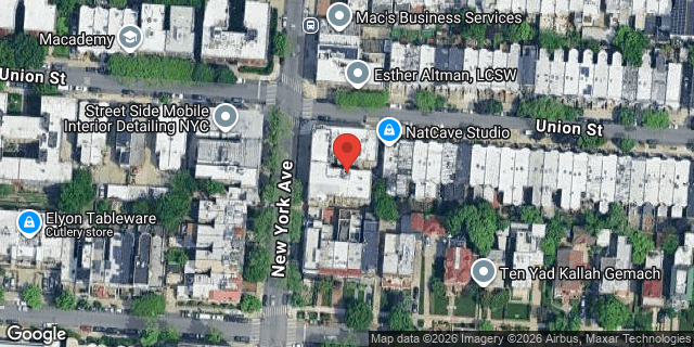 Aerial map of 315 NEW YORK AVENUE, Brooklyn