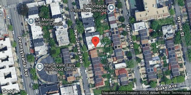 Aerial map of 435 NEW JERSEY AVENUE, Brooklyn