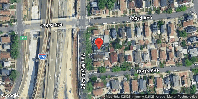 Aerial map of 133-09 VAN WYCK EXPRESSWAY, Queens