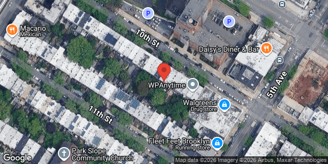Aerial map of 344 10 STREET, Brooklyn