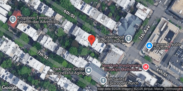 Aerial map of 468 6 STREET, Brooklyn