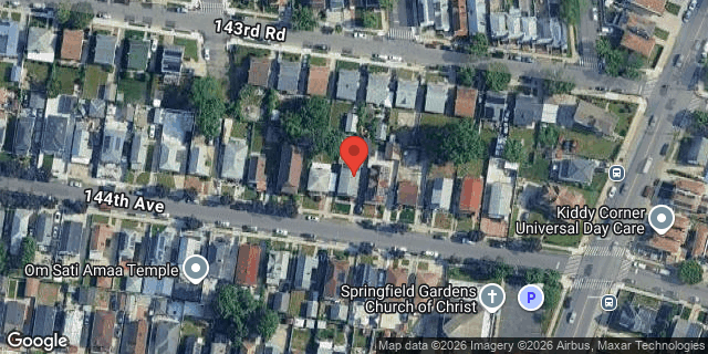 Aerial map of 172-15 144 AVENUE, Queens