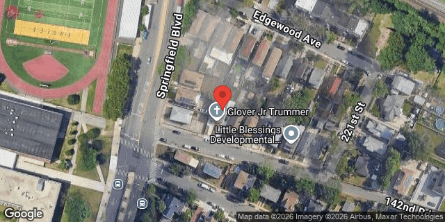 Aerial map of 219-11 142 ROAD, Queens