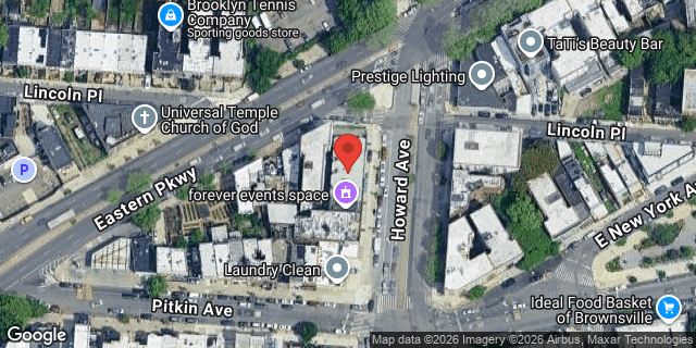 Aerial map of 548 HOWARD AVENUE, Brooklyn