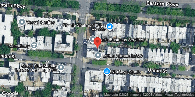 Aerial map of 307 NEW YORK AVENUE, Brooklyn