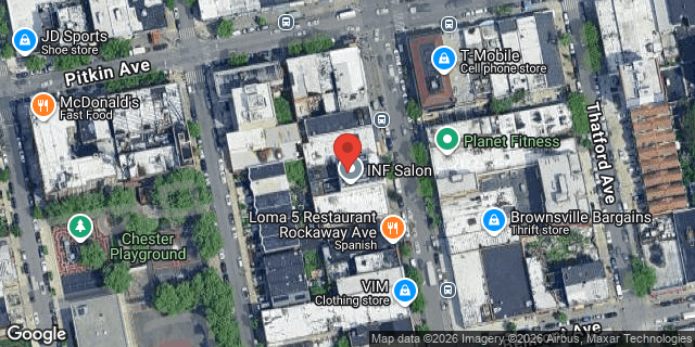 Aerial map of 440 ROCKAWAY AVENUE, Brooklyn