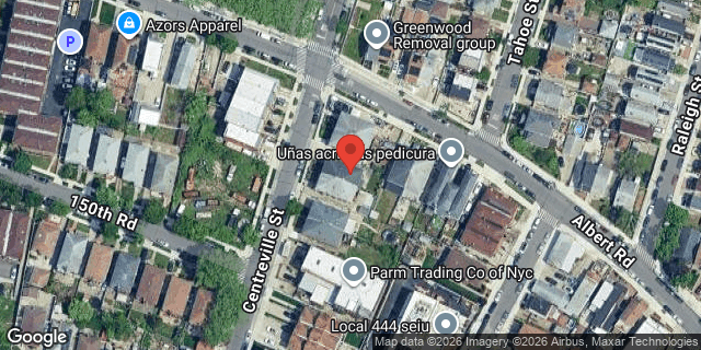 Aerial map of 150-09 CENTREVILLE STREET, Queens